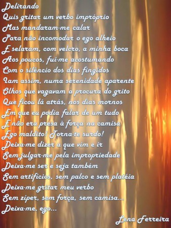 LENA FERREIRA__________ Delirando