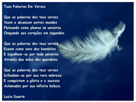 TUA PALAVRA EM VERSOS