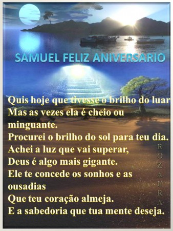 Feliz Aniversário Samuel