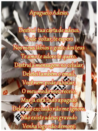 Apaguei o Adeus